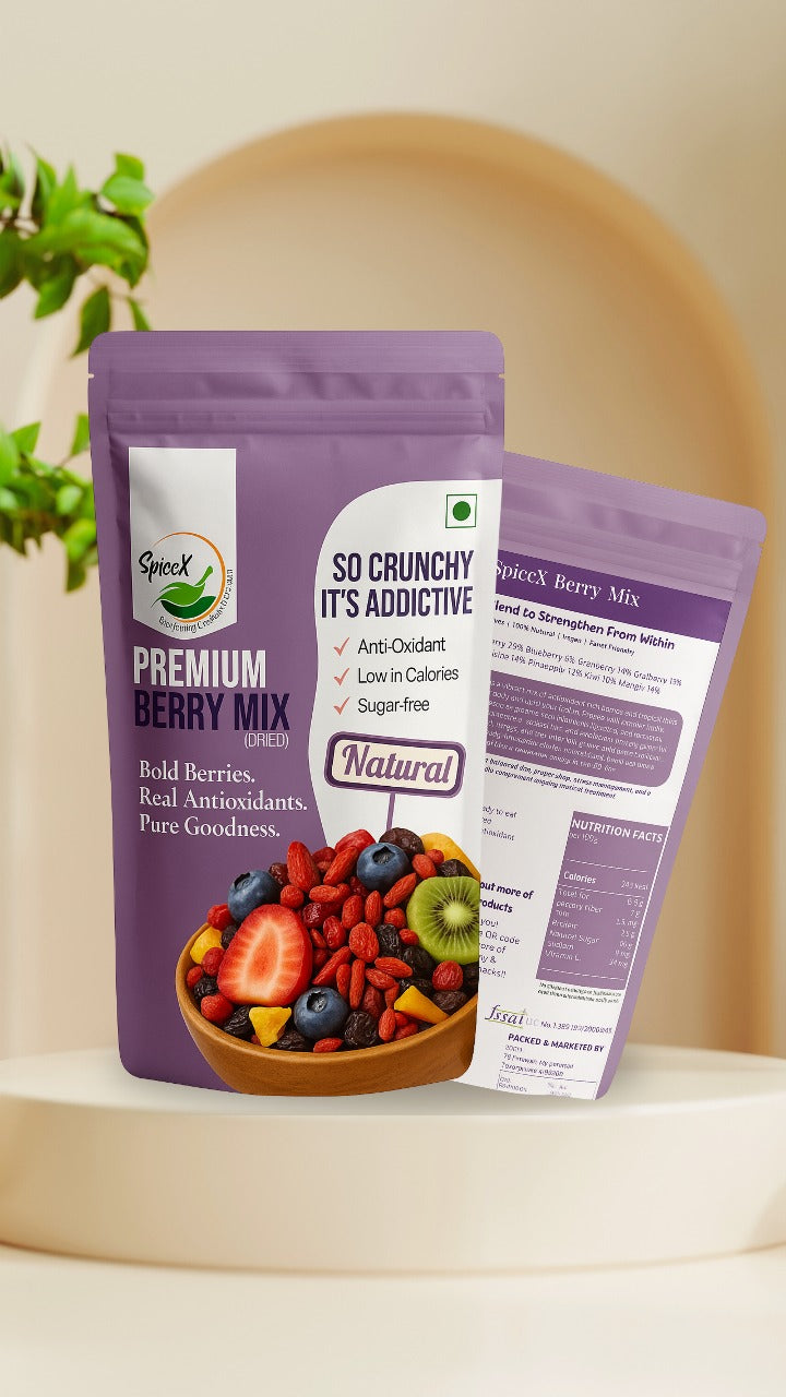 Fibre & Antioxidant Combo (Flax Seeds + Chia Seeds + AntiOxidant Berry Booster)